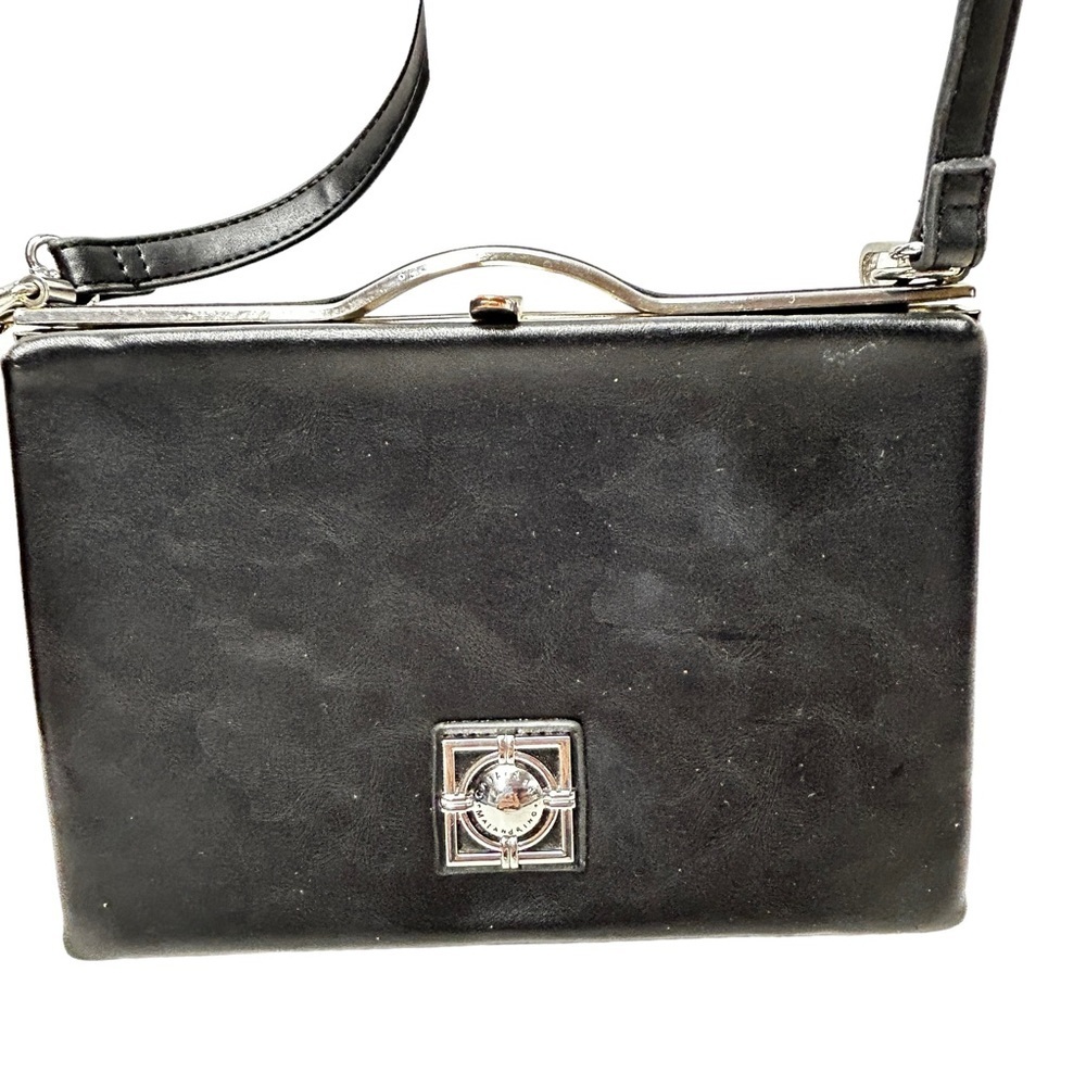 Catherine Malandrino Black Crossbody Box Bag - Picture 2 of 8
